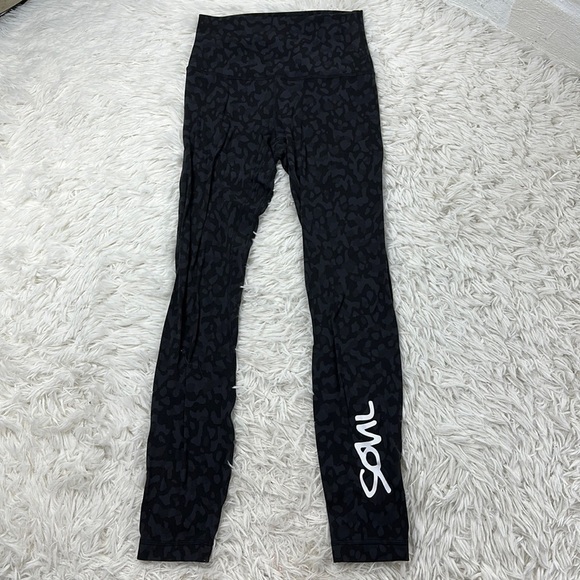 Lululemon Align Pant II 25" Wild Thing Camo Deep Coal Multi - Picture 1 of 6